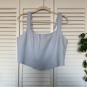 Abercrombie & Fitch Light Blue Crop Top